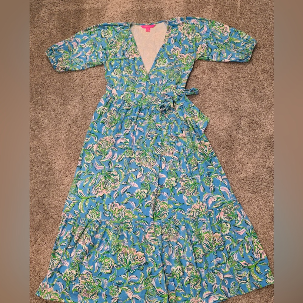 Lilly Pulitzer Midi Wrap Dress